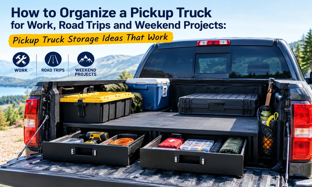 How to Organize a Pickup Truck for Work, Road Trips and Weekend Projects